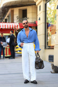 Kombi-Set in Indigo – Old-Money-Stil