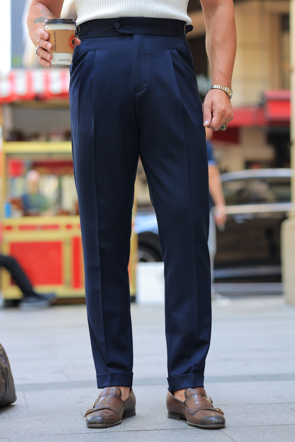 AURÉ Firenze Tie Trouser