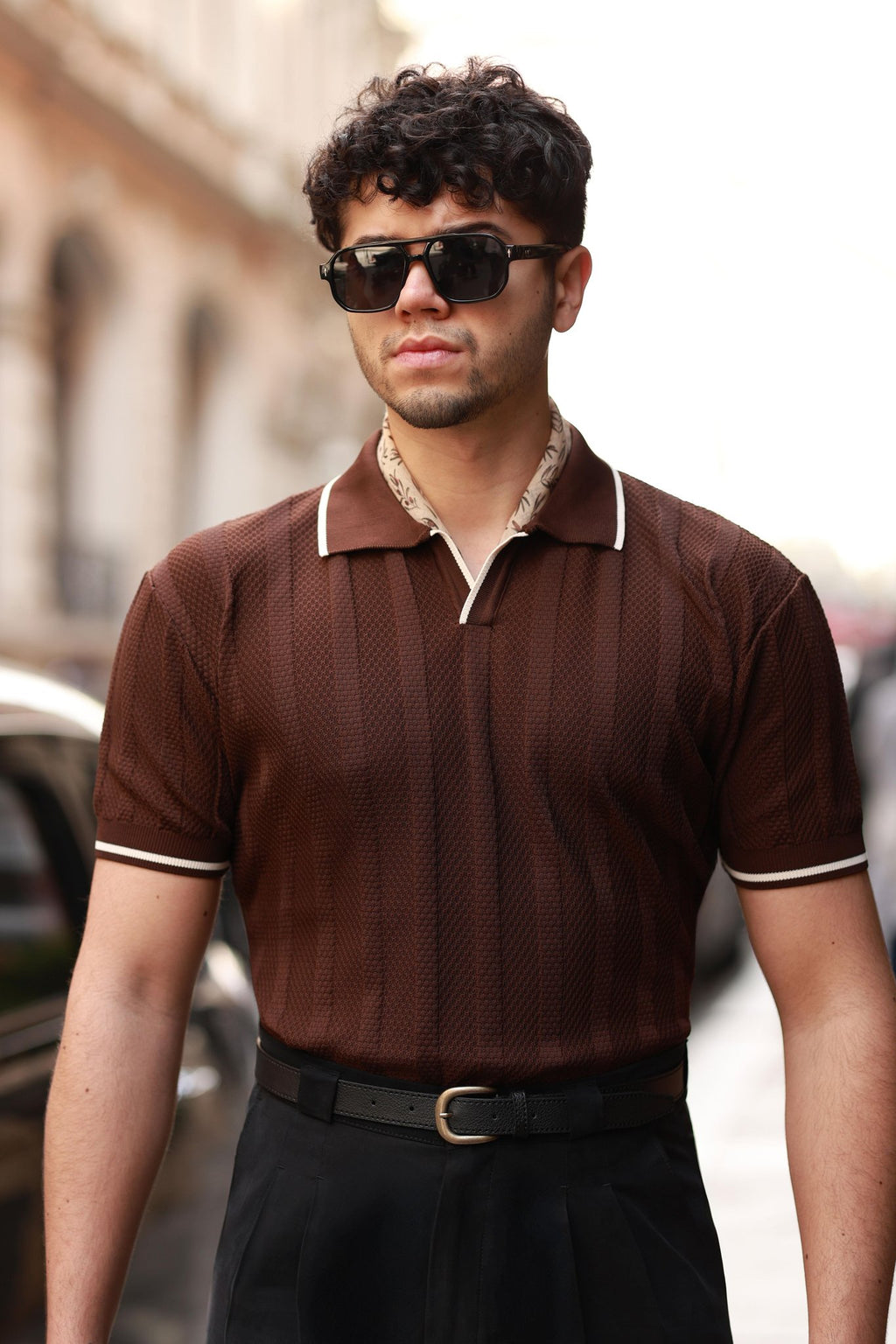 AURÉ Essential Stripe Tee