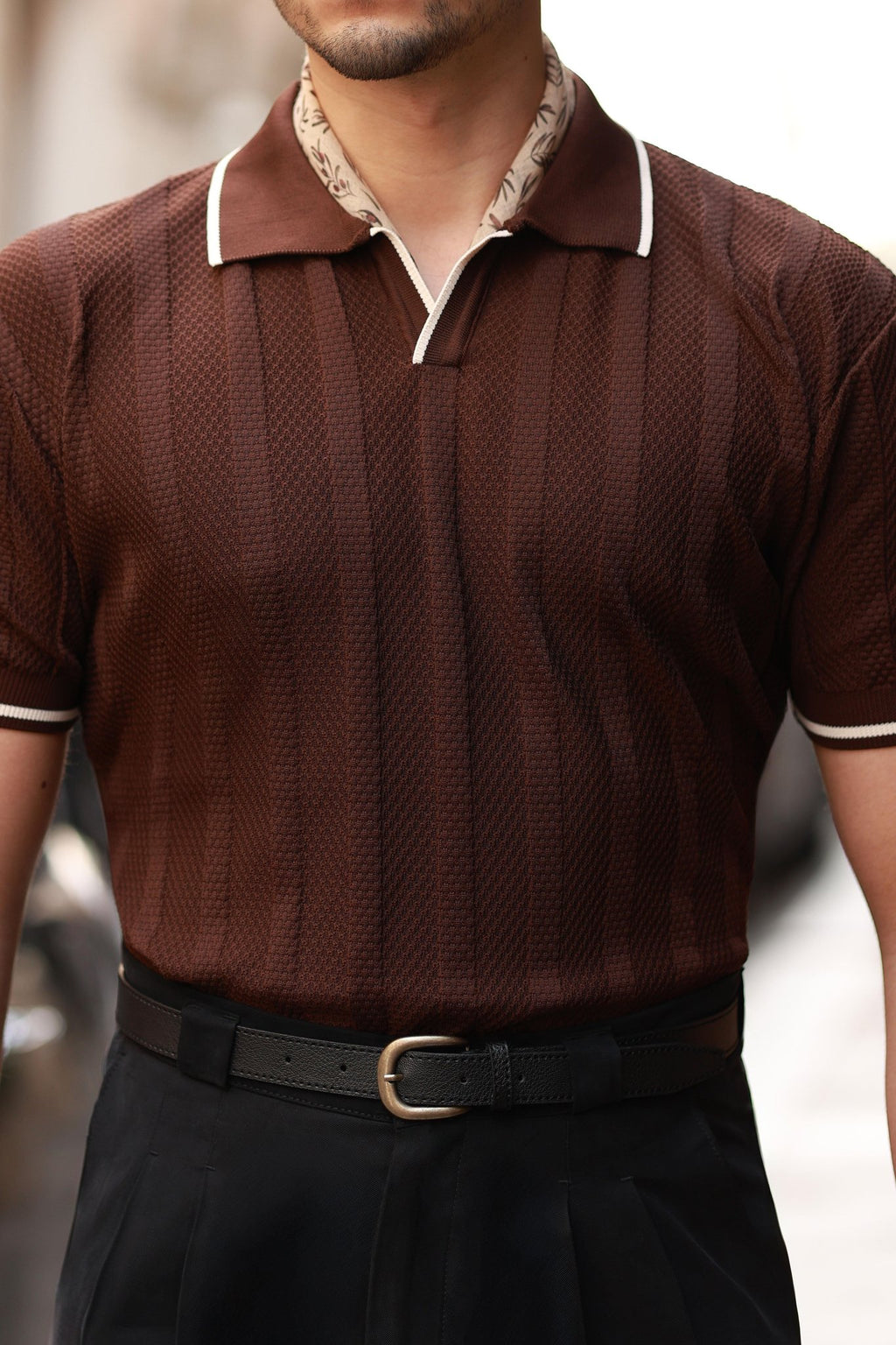 AURÉ Essential Stripe Tee