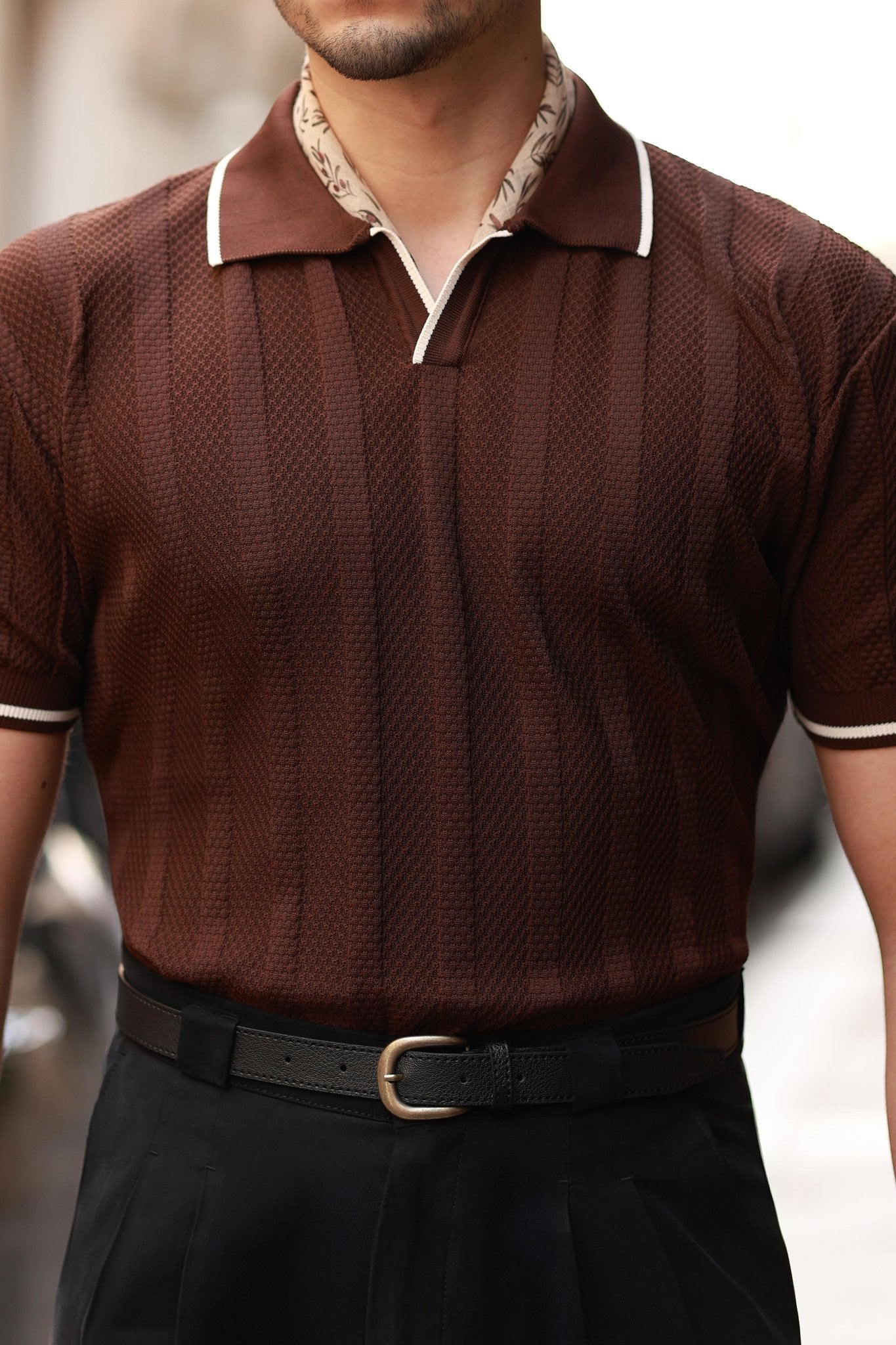 AURÉ Essential Stripe Tee