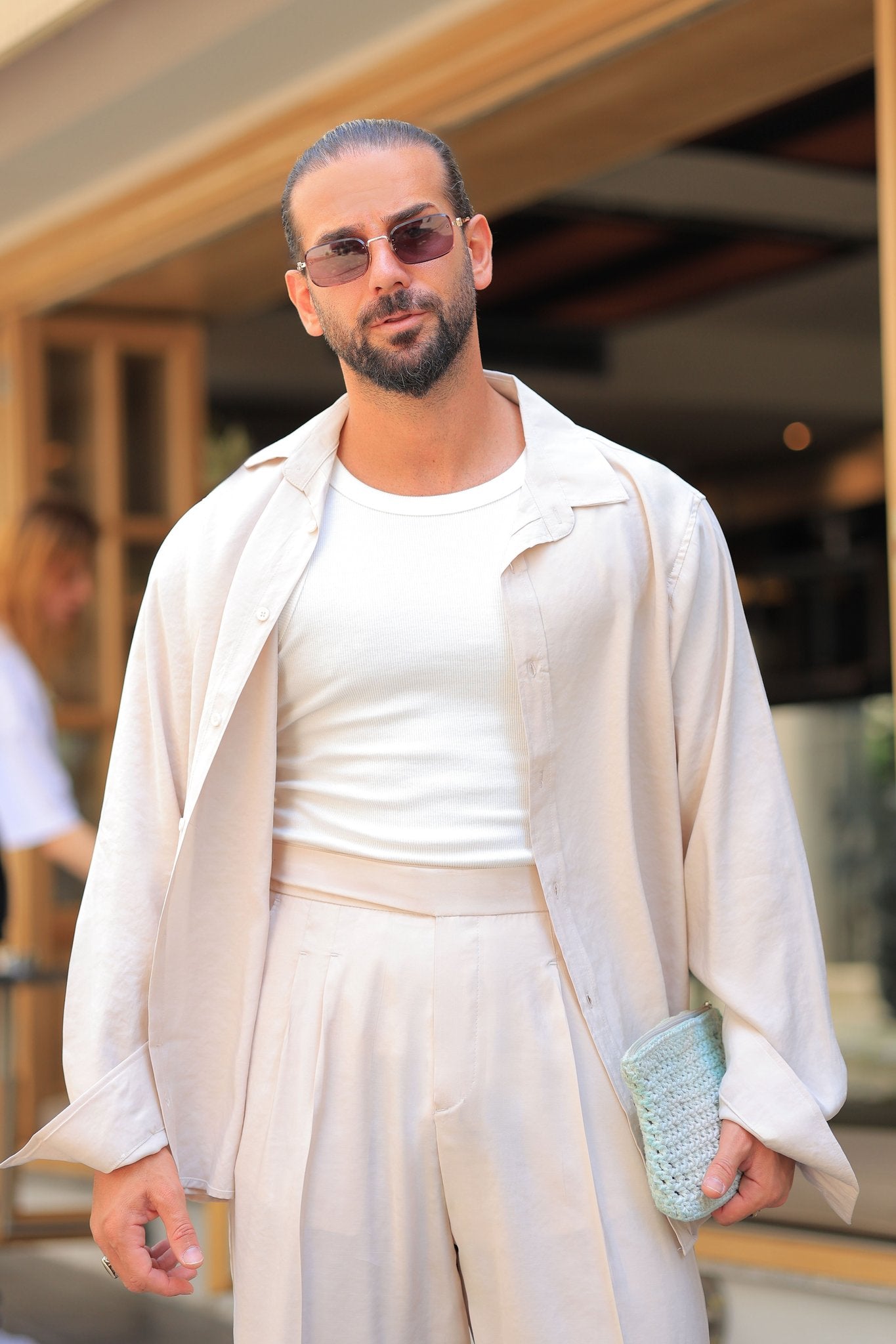 Erstklassig Set in Beige – Ton-in-Ton, Oversize