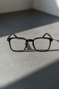 Bellagio Sonnenbrille in Schwarz – mit transparentem Glas