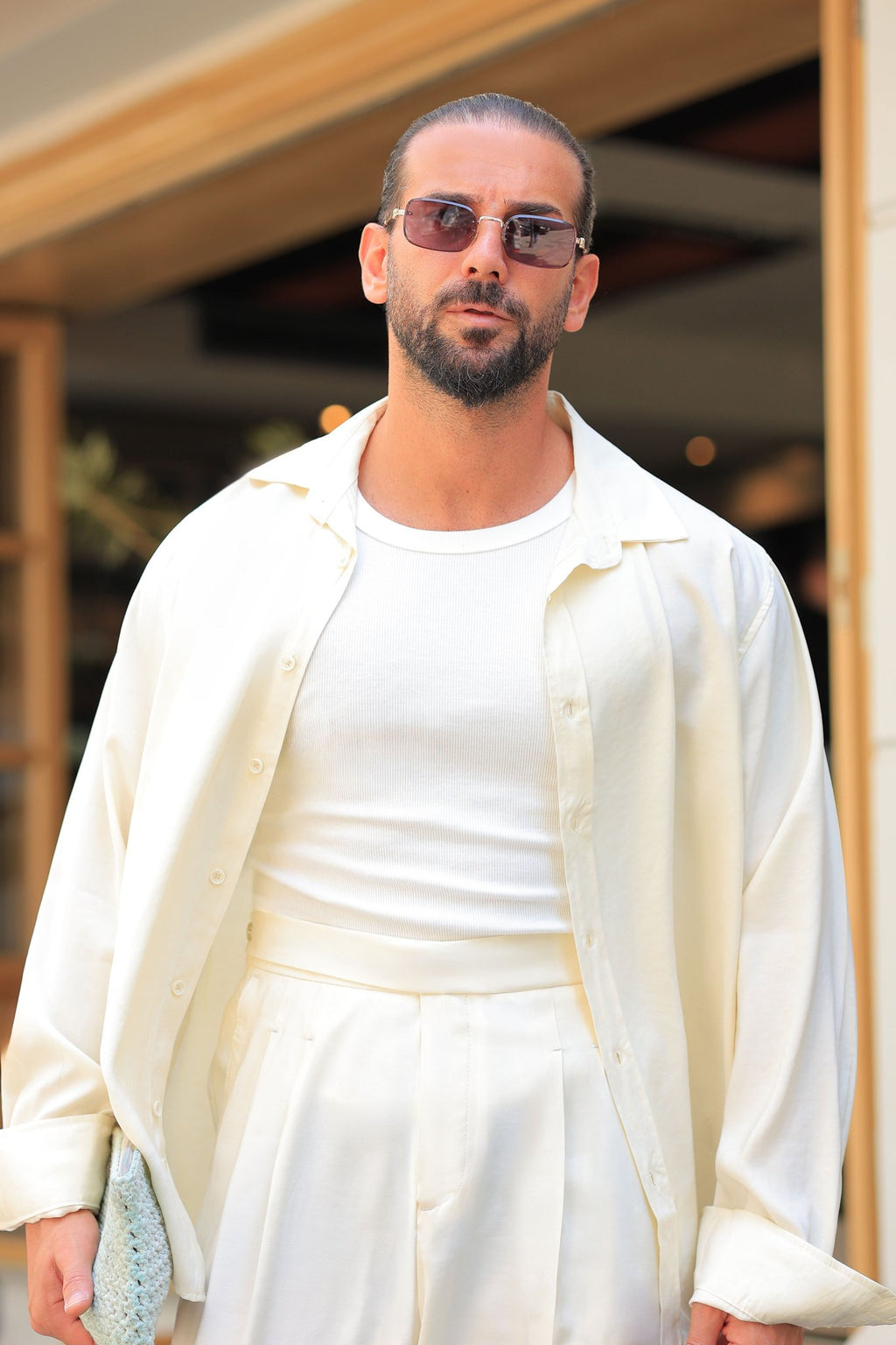 Erstklassig Set in Ecru – Ton-in-Ton, Oversize