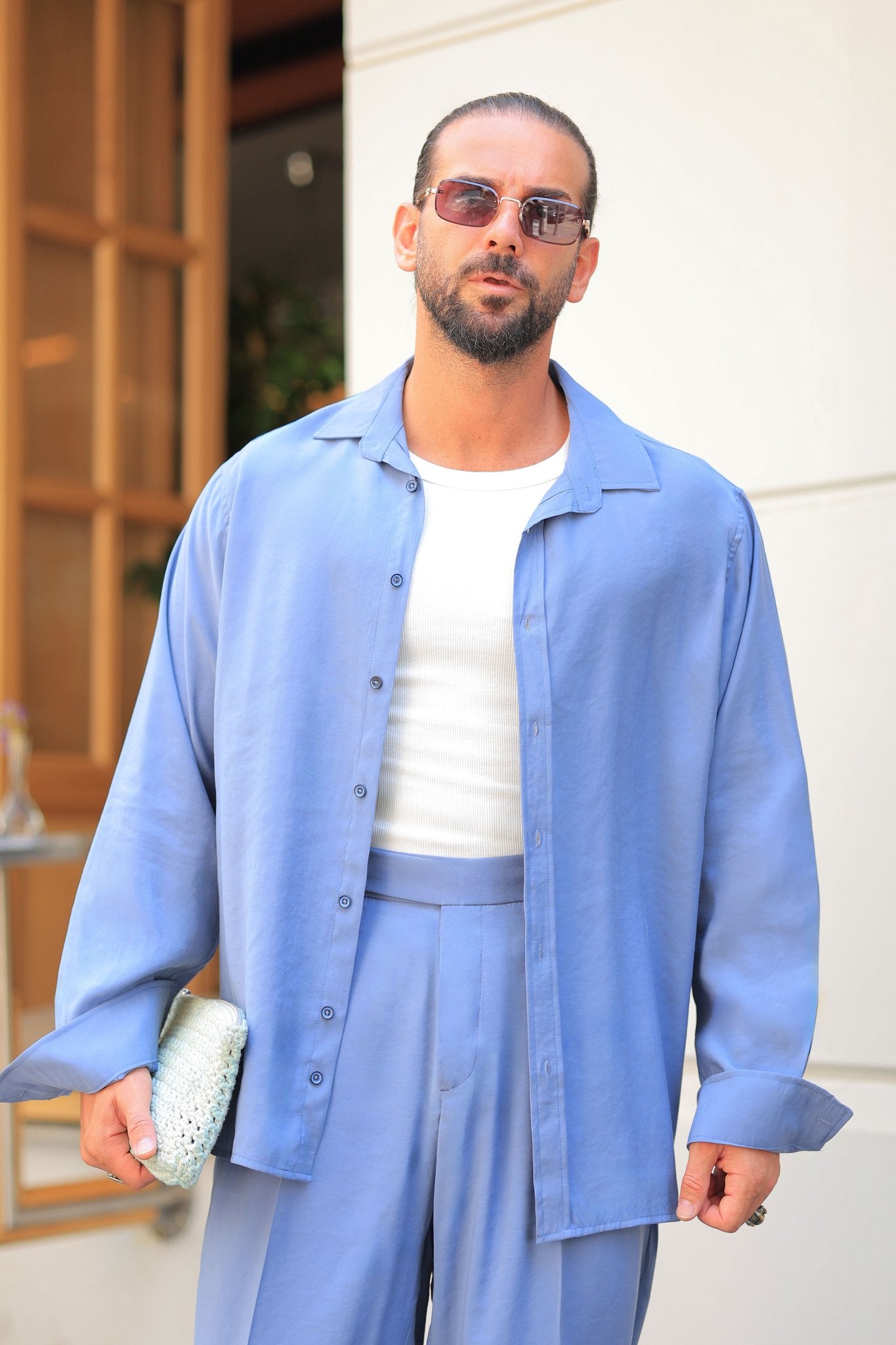 Erstklassig Set in Indigo – Ton-in-Ton, Oversize