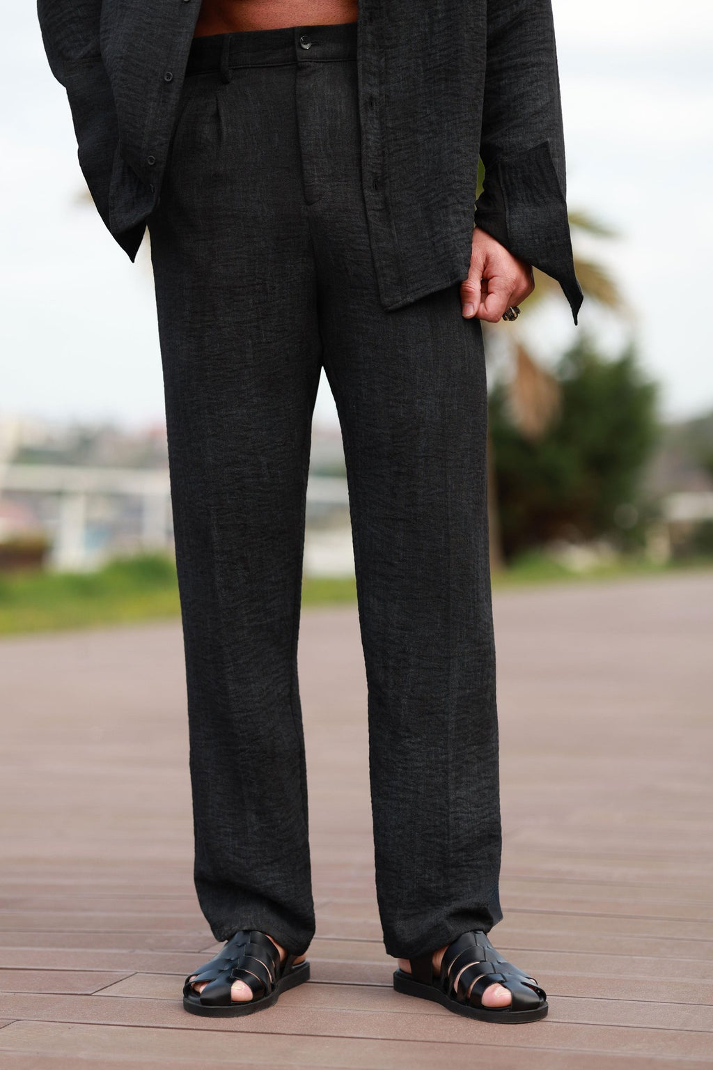AURÉ Riviera Linen Set