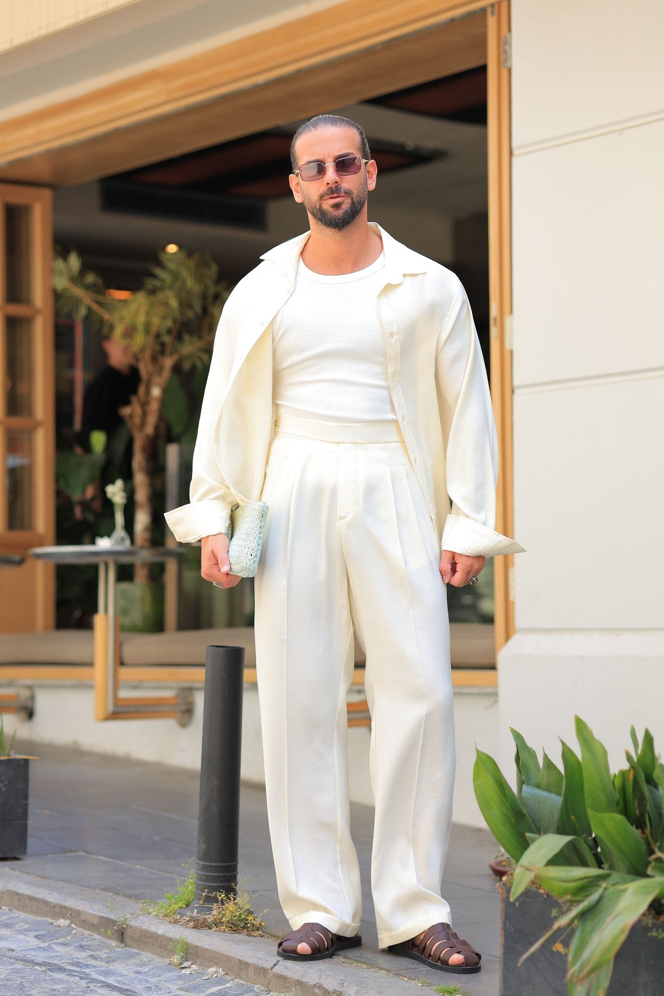 Erstklassig Set in Ecru – Ton-in-Ton, Oversize