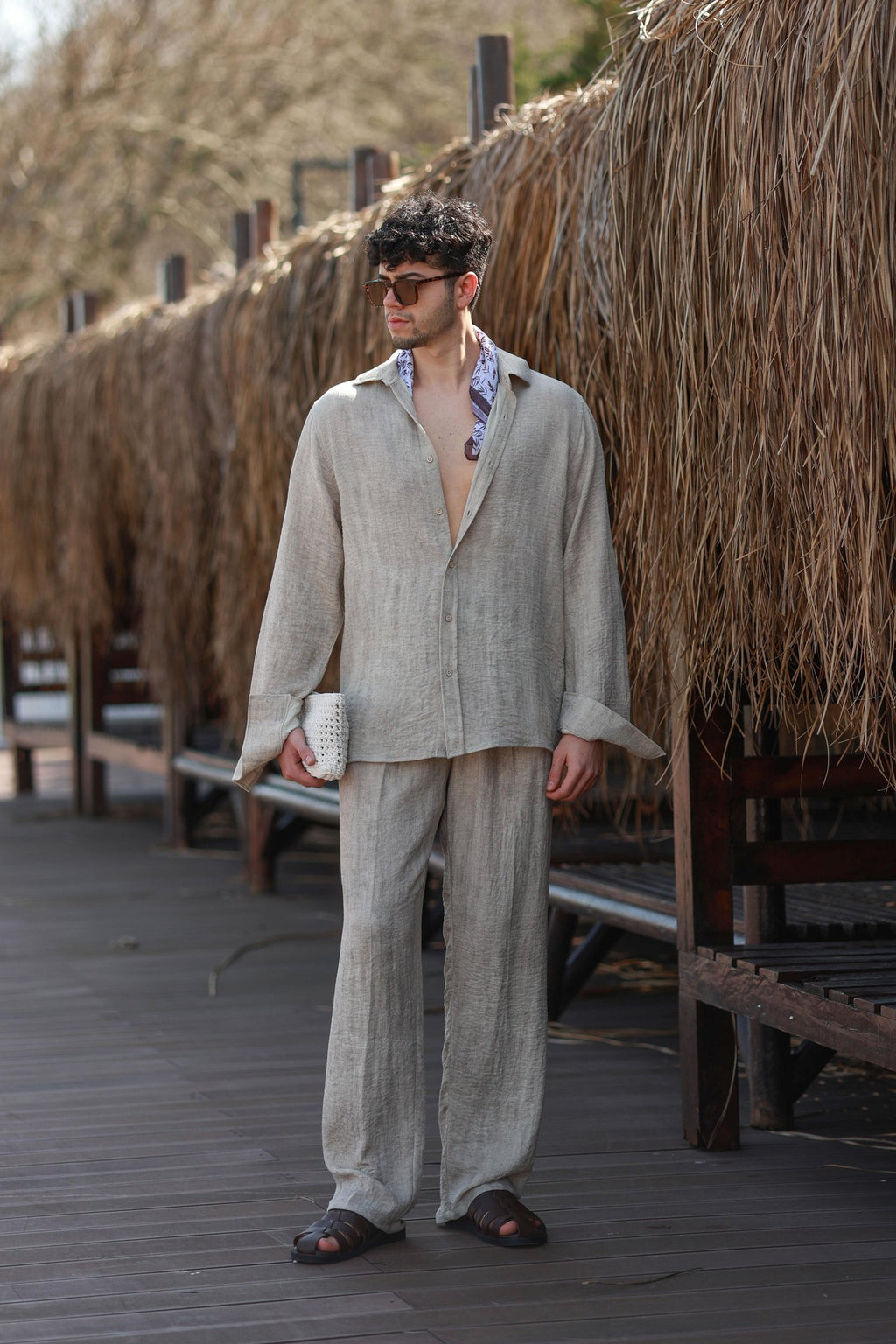 AURÉ Riviera Linen Set
