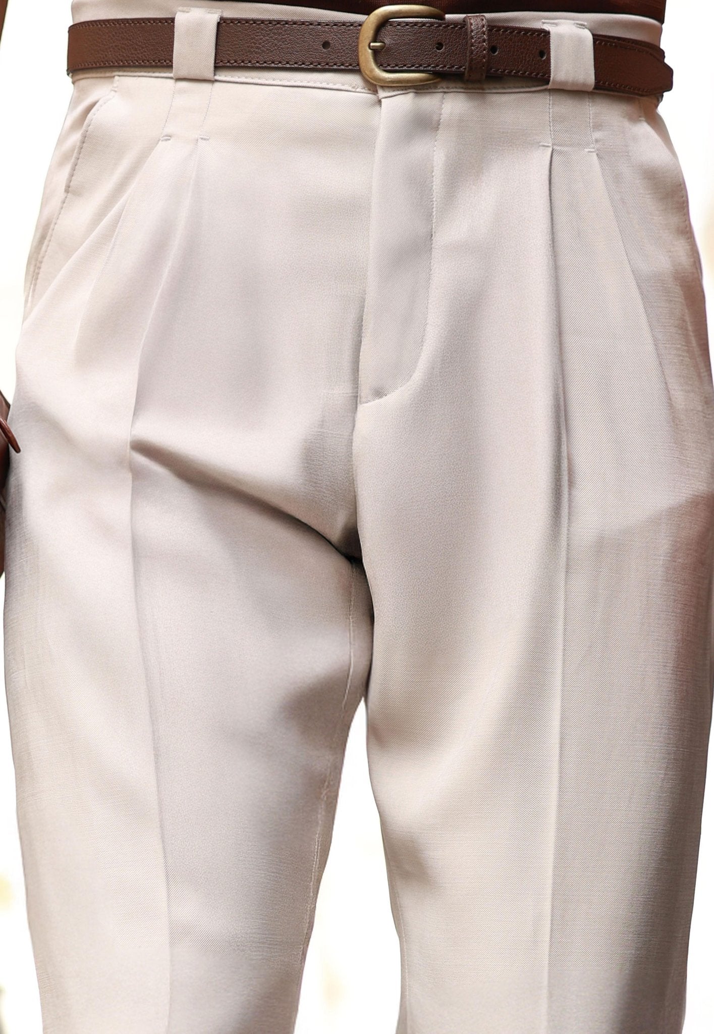 Premium Qualität Set in Beige – 100% Baumwolle, Tencel, Oversize